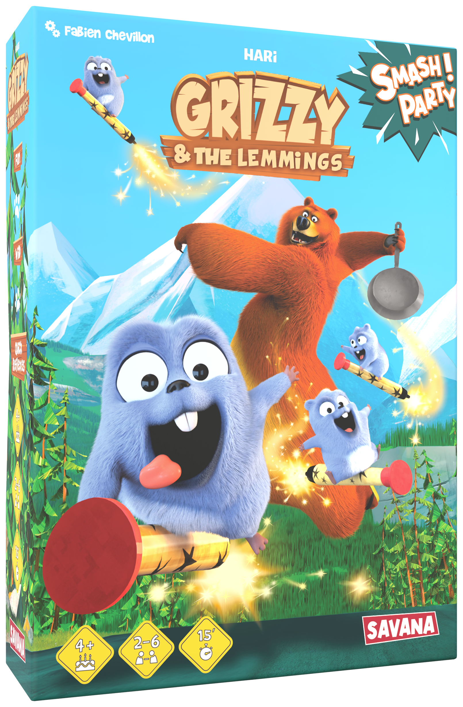 Grizzy & The Lemmings Smash Party